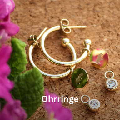 Filigrane Ohrringe mit Islandpferd-Motiv von Tölterworld – Stecker und hängende Creolen aus Edelstahl